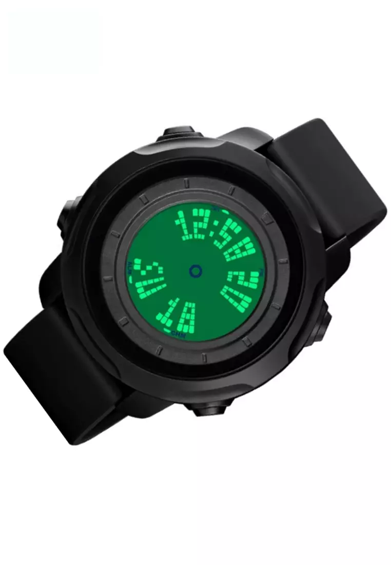 Jam Tangan Digital Pria Waterproof Many Function Strap Tali Material PU Silicone BL74 ORIGINAL