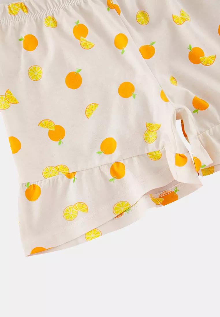 Buy Trendyol Ecru Girls Pajamas - 100% Cotton, Mini Me / Mother ...