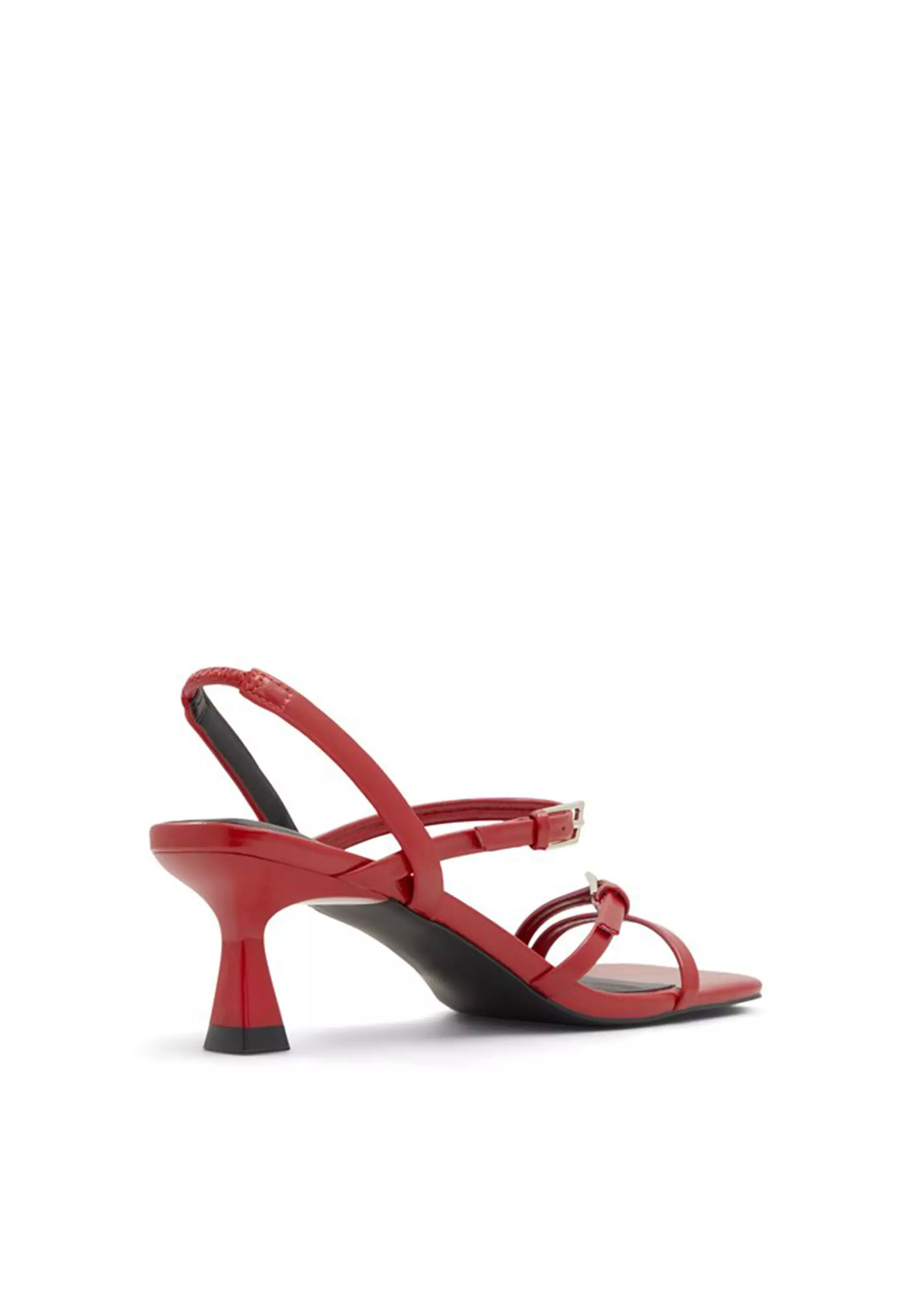 Red strappy kitten best sale heels