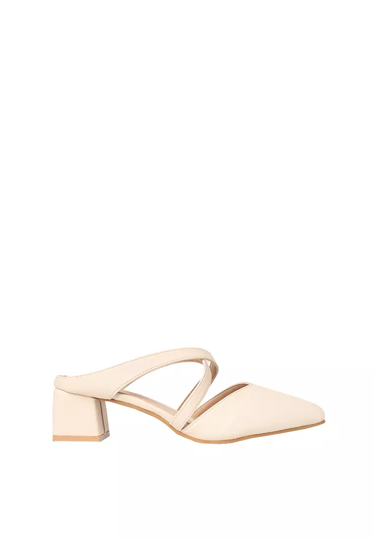 Discount on Happy2U  shoes - SKU: BASIC Aurel Cross Mid Heels