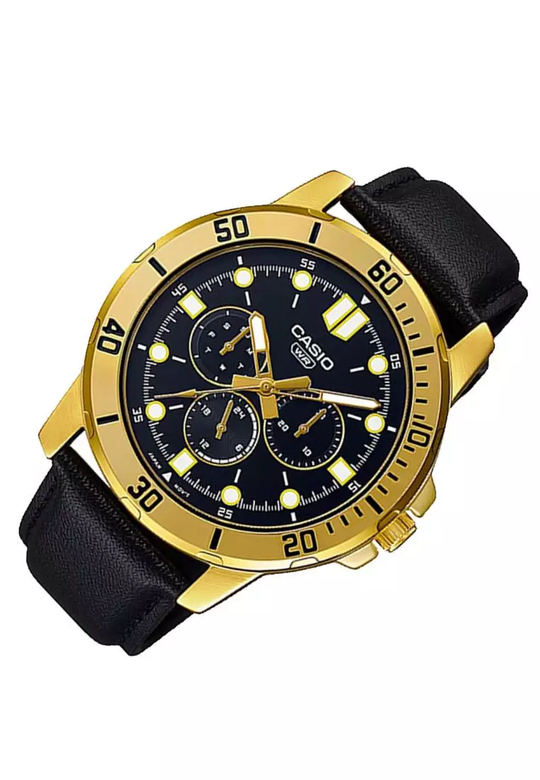Buy Casio A1858 MTP-VD300GL-1EUDF Enticer Men Watch in India I Swis