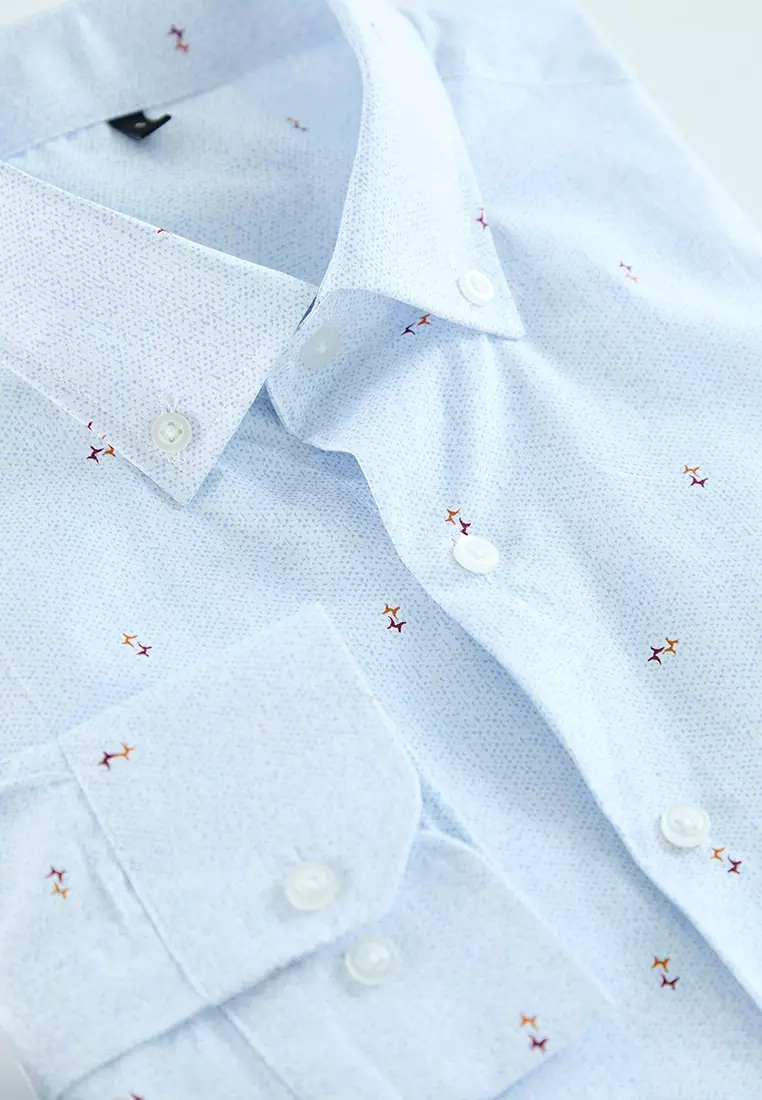 Geometric Slim Shirt
