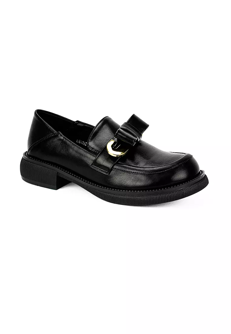Discount on Mario D' boro Runway  shoes - SKU: Women's Korean Flats Shoes LW 23622 Black C21