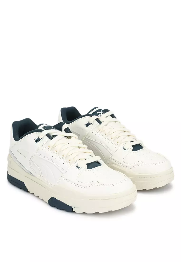 Puma leather sale tennis shoes