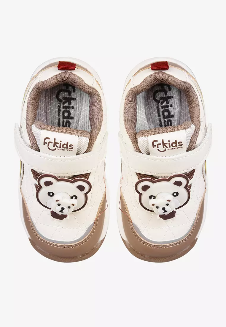 Sepatu Sneakers Tali Anak Bayi Pre Walker Baby Unisex A.Shamy in Mocca