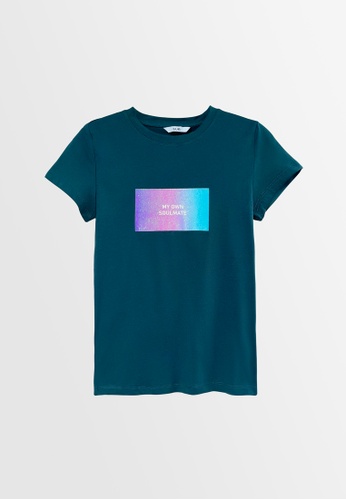 SUB green Women Short-Sleeve Graphic Tee 6524CAA95F47A2GS_1