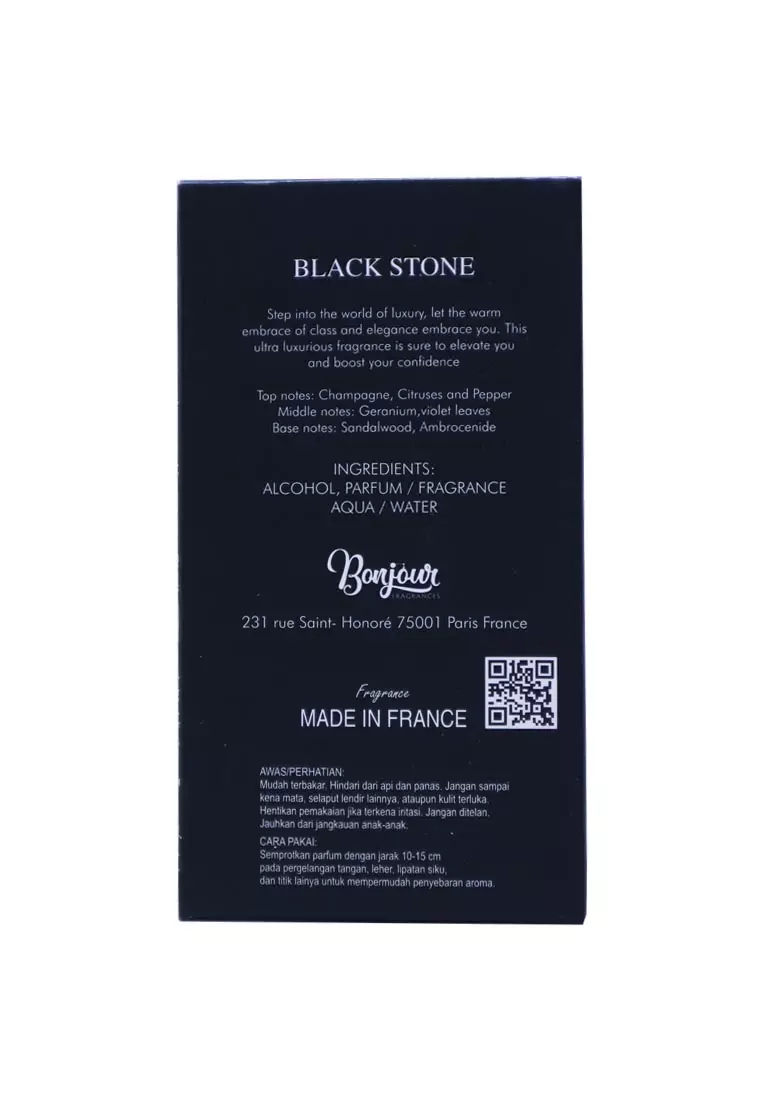 Bonjour Black Stone Man 50 ML