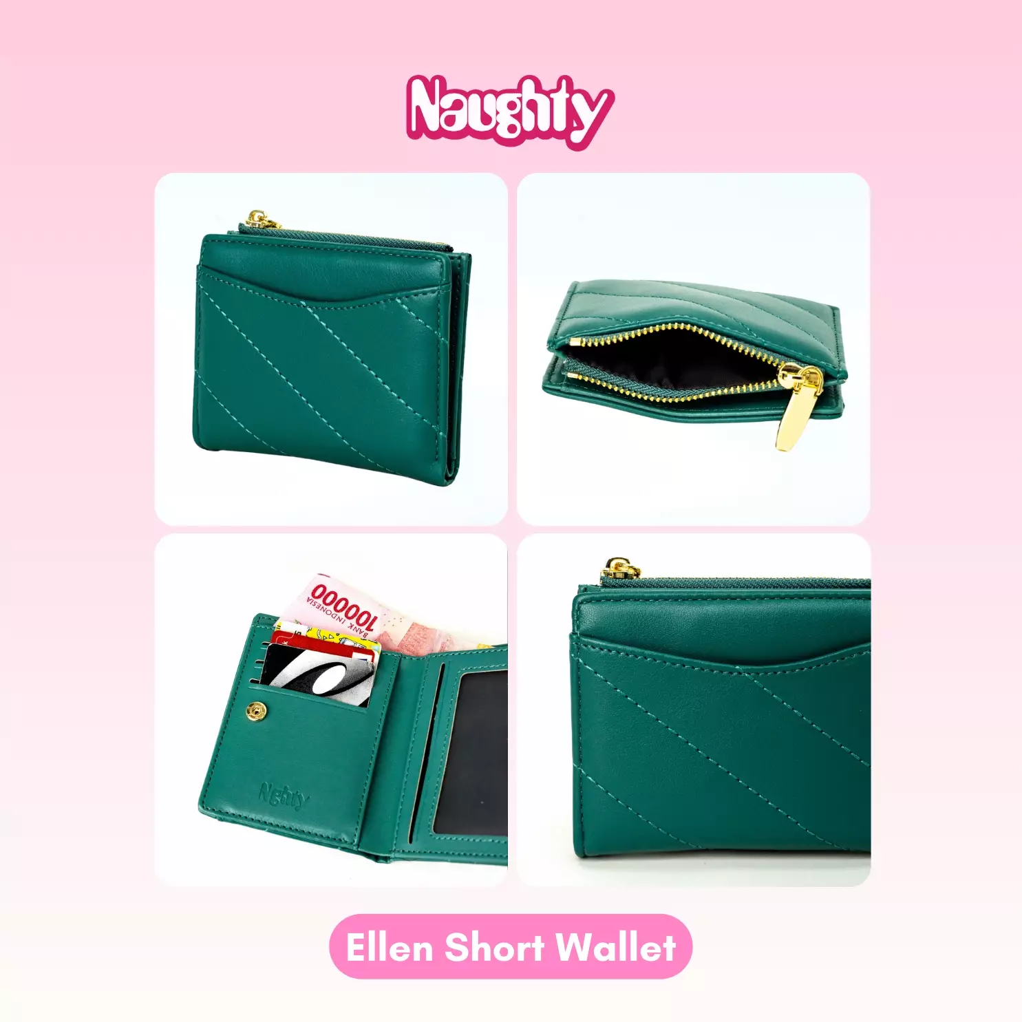 Dompet Pendek Wanita Ellen Short Wallet G642 230915 Naughty Accessories