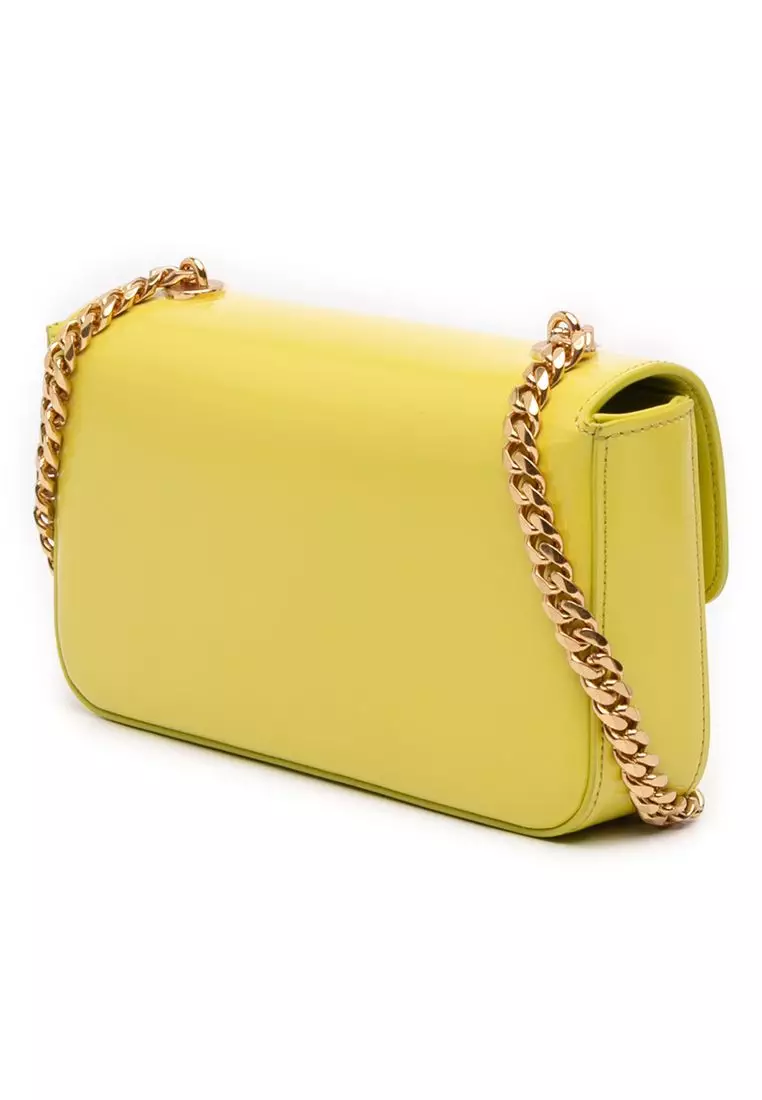 Pre-Loved Celine Shiny Calfskin Claude Chain Shoulder Bag