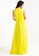 ck Calvin Klein yellow Pleated Maxi Dress 54F30AA20A377CGS_2