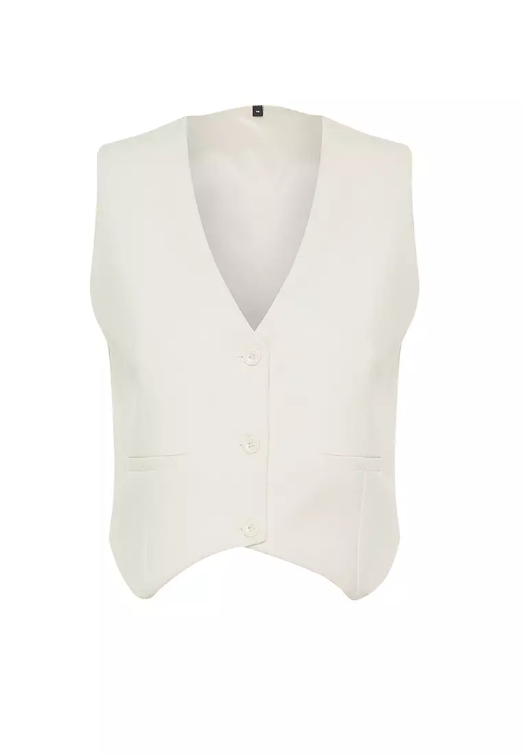 Crop Woven Vest