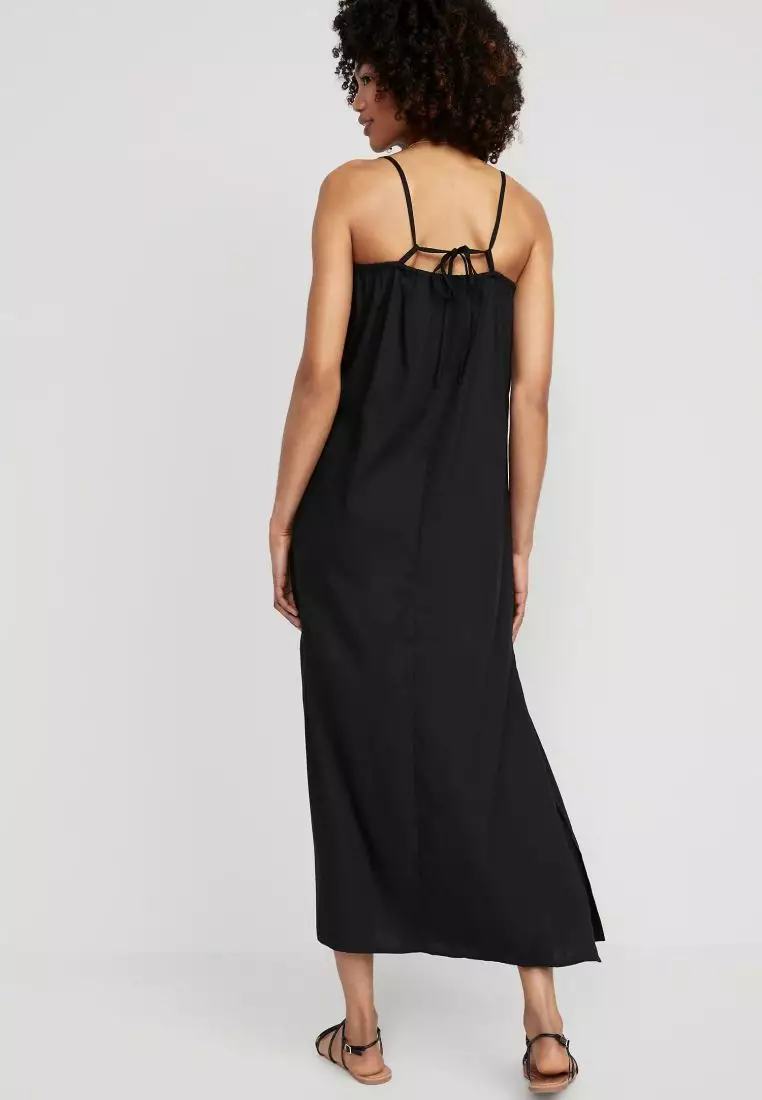 Tie-Back Maxi Slip Dress for Women