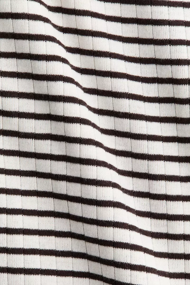 Ribbed drawstring trousers