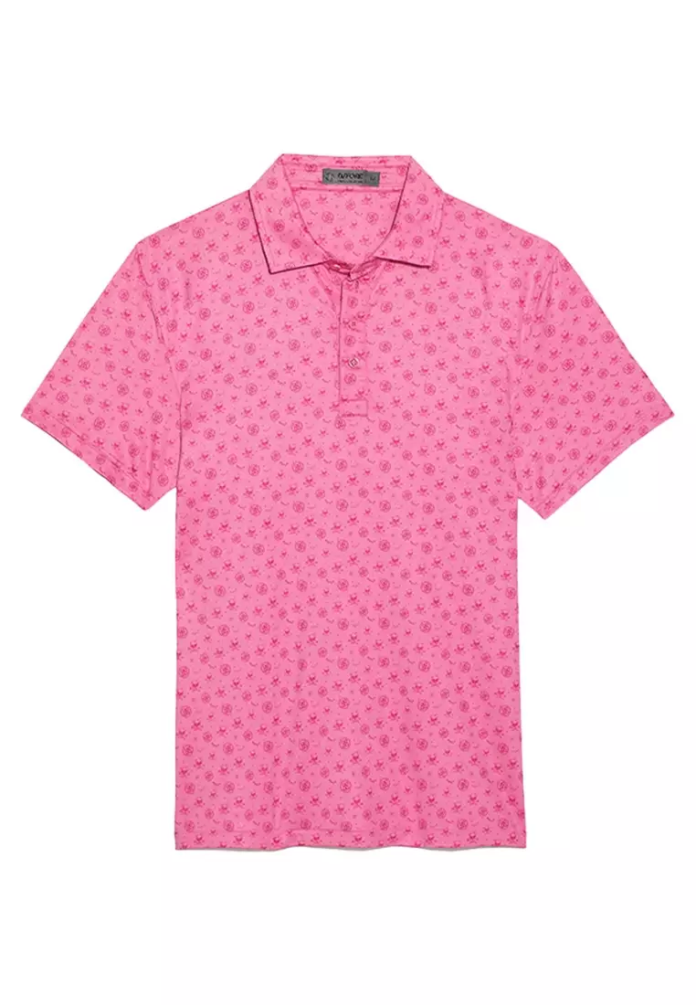 Men's Sketch Skull Tech Jersey Polo