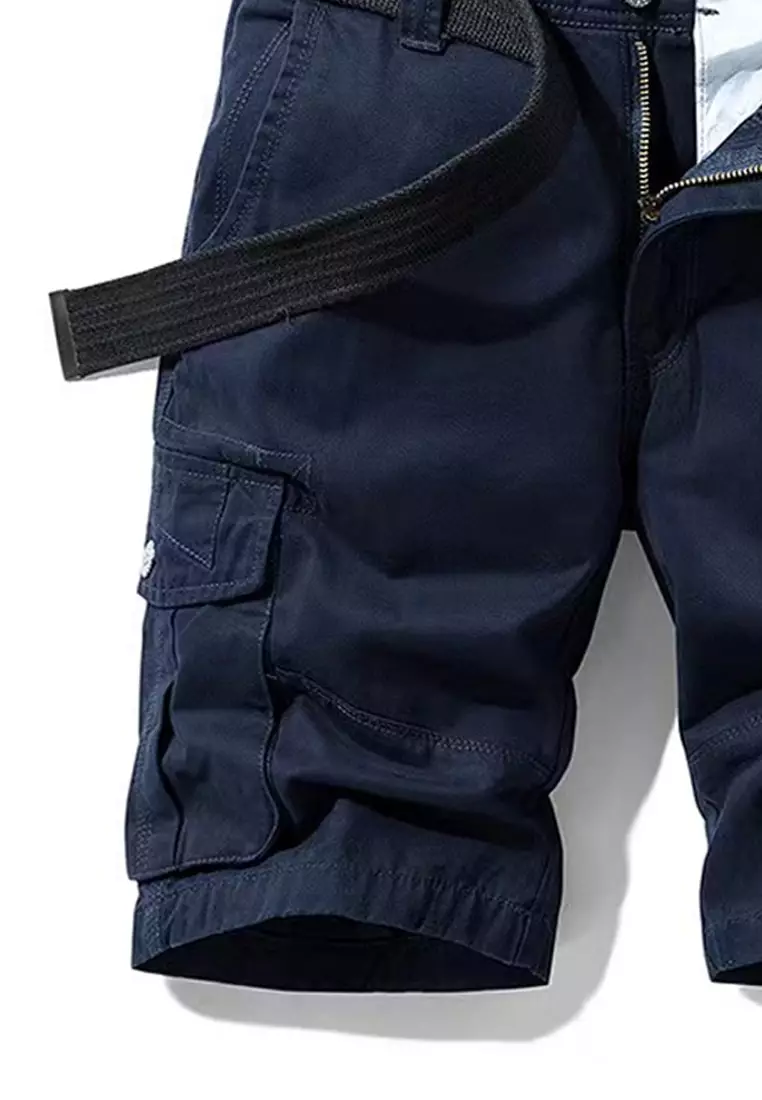 Multi Pockets Cotton Casual Shorts GJL27053