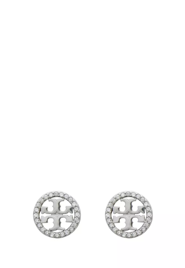 Tory Burch Miller Pave Stud Earrings