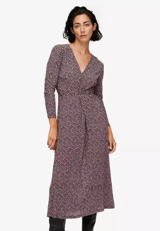 Printed Textured Dress