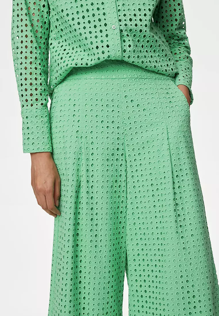 Pure Cotton Broderie Culottes