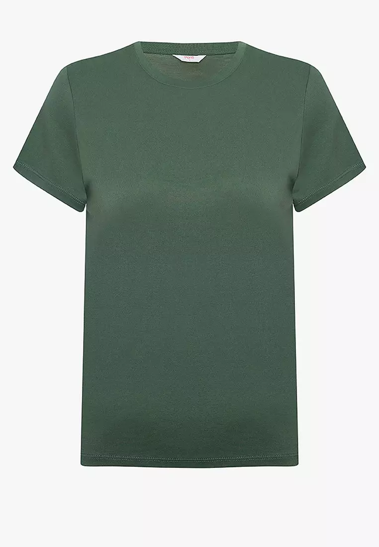 Crew Neck Regular Fit Modal T-Shirt