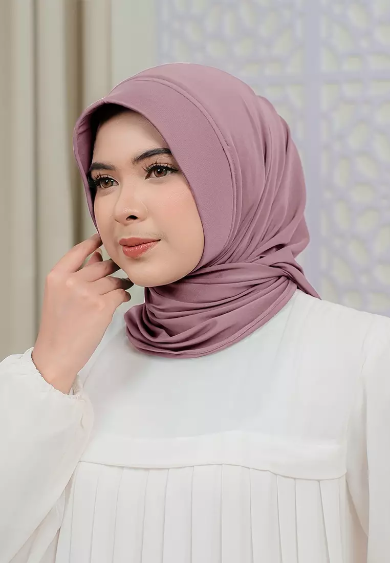 HIJAB INSTAN SOFTPAD AMEENA - GRANOLA