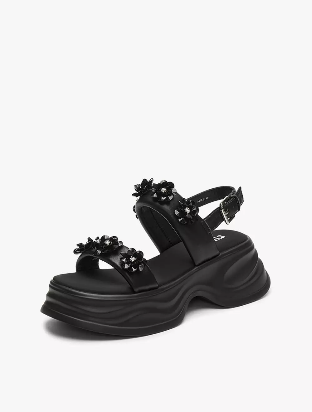 Staccato A4782-005 Wedges Sandal - Black