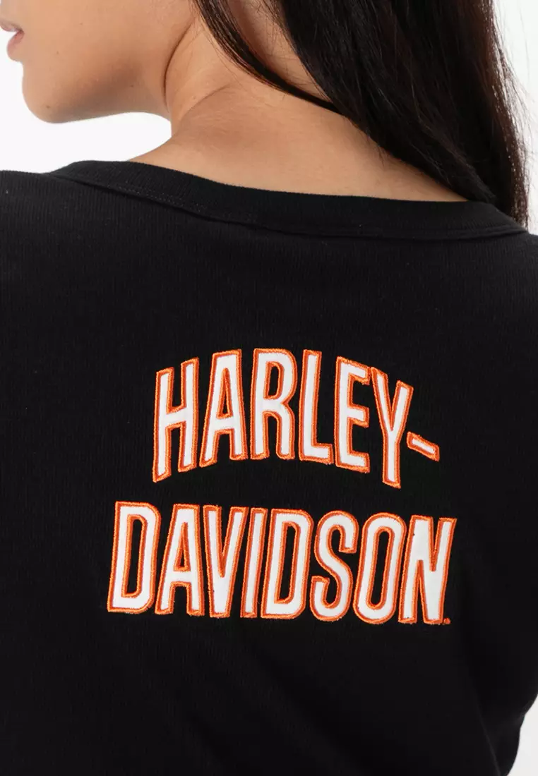 Harley-Davidson® Essential Arched Font Babydoll Tee