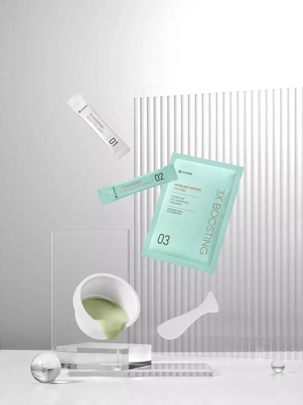 Leaders 3X Modeling Mask Pack Tea Tree | Masker Wajah