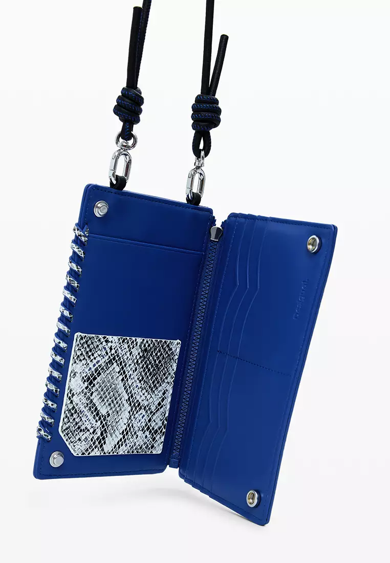 Detachable faux leather mobile holder