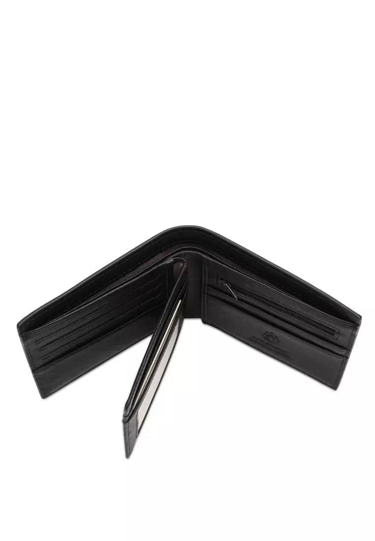 Men's Genuine Leather RFID Blocking Bi Fold Wallet (Dompet Bi Fold Pria Kulit Genuine RFID Blocking)