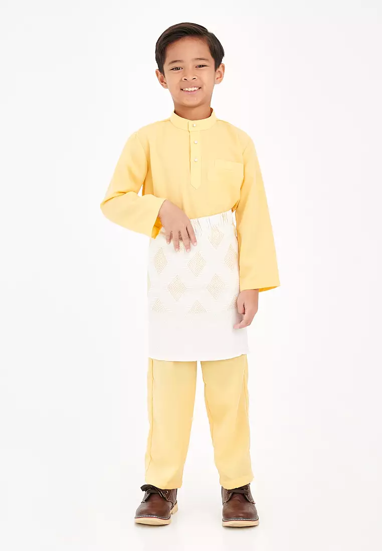 Gene Martino - Majdi Baju Melayu Modern Fit Sedondon – Kids 1170