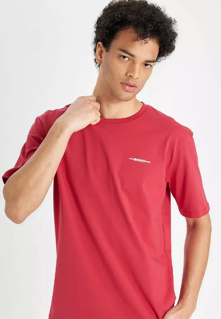 印花棉質短袖T恤