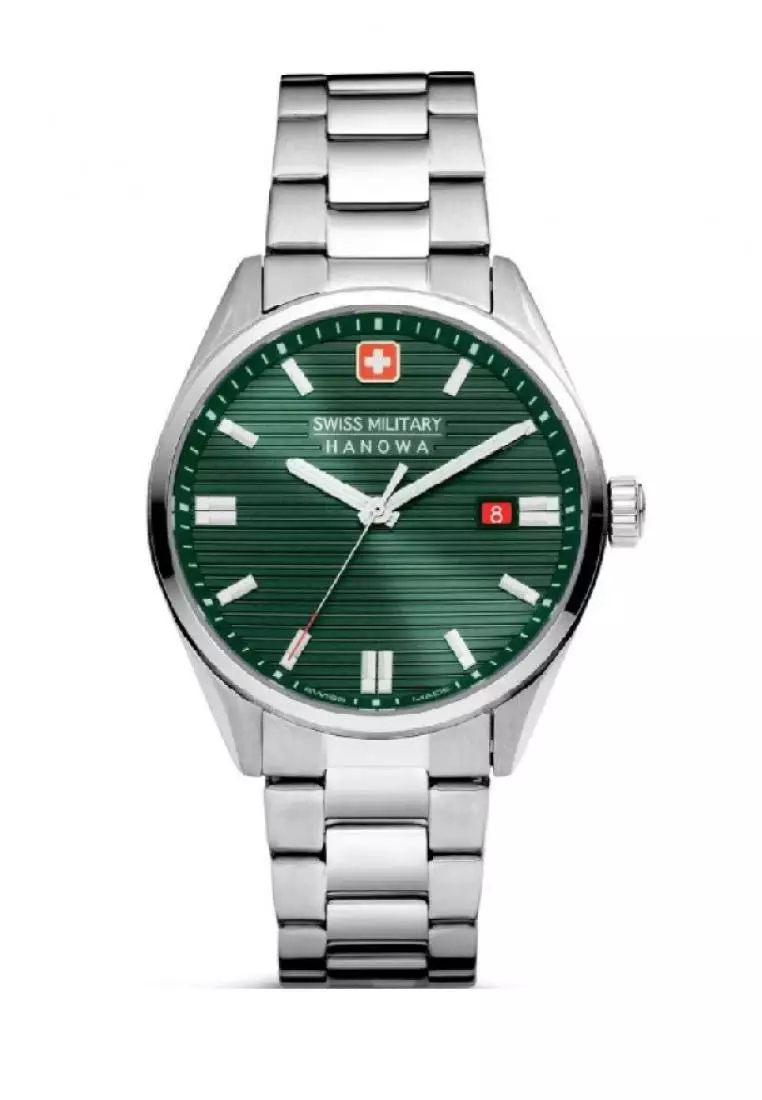 Swiss Military Hanowa Swiss Military Hanowa Green Dial Silver