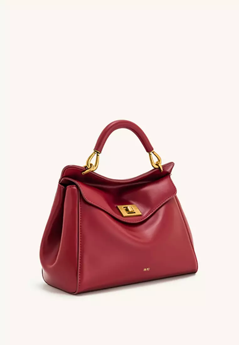 Lucia Classic Top Handbag - Red