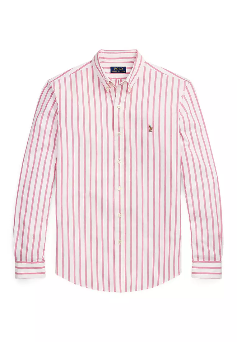 Slim Fit Striped Oxford Shirt