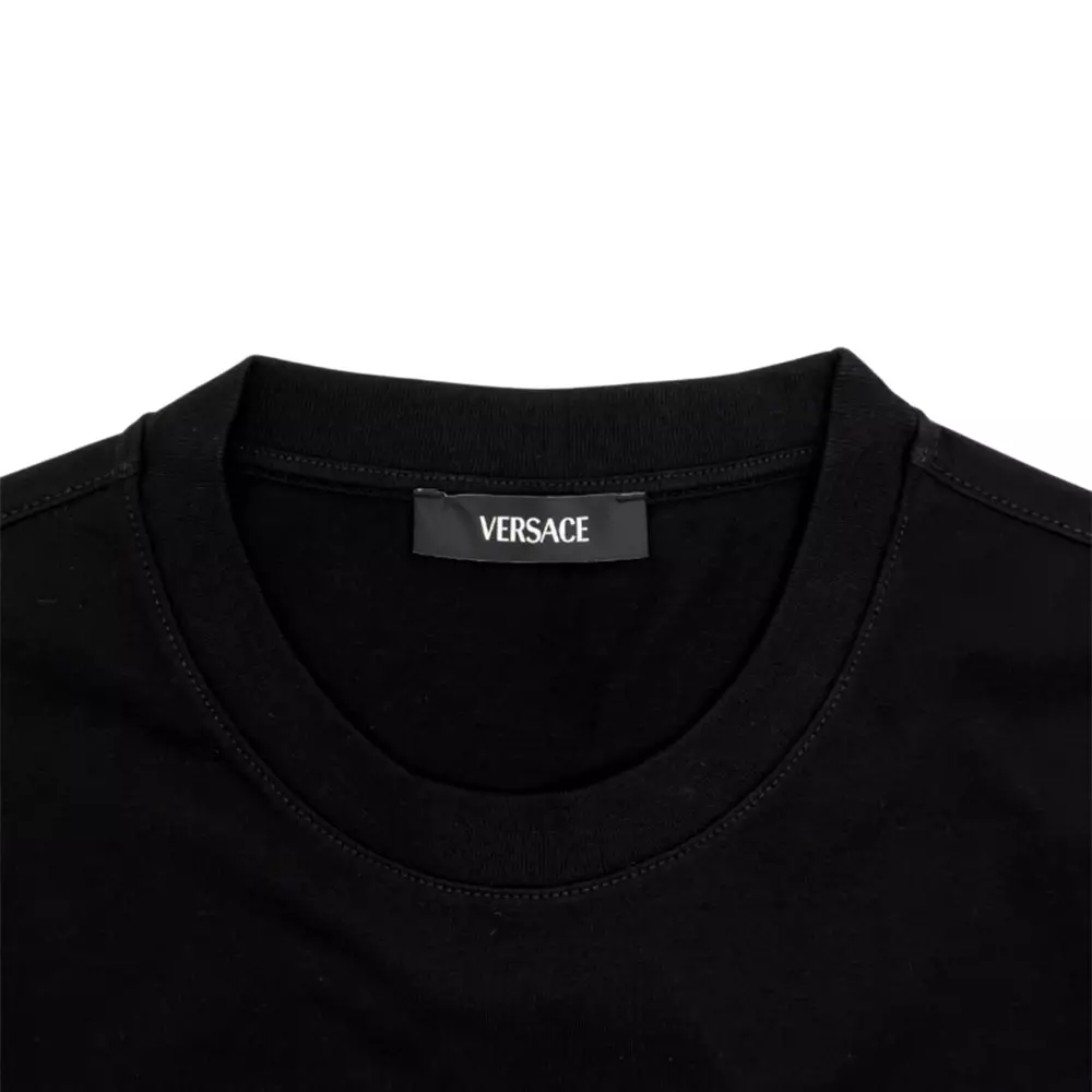 [5.5UPER DEALS] Medusa BNW Printed Regular T-Shirt Black