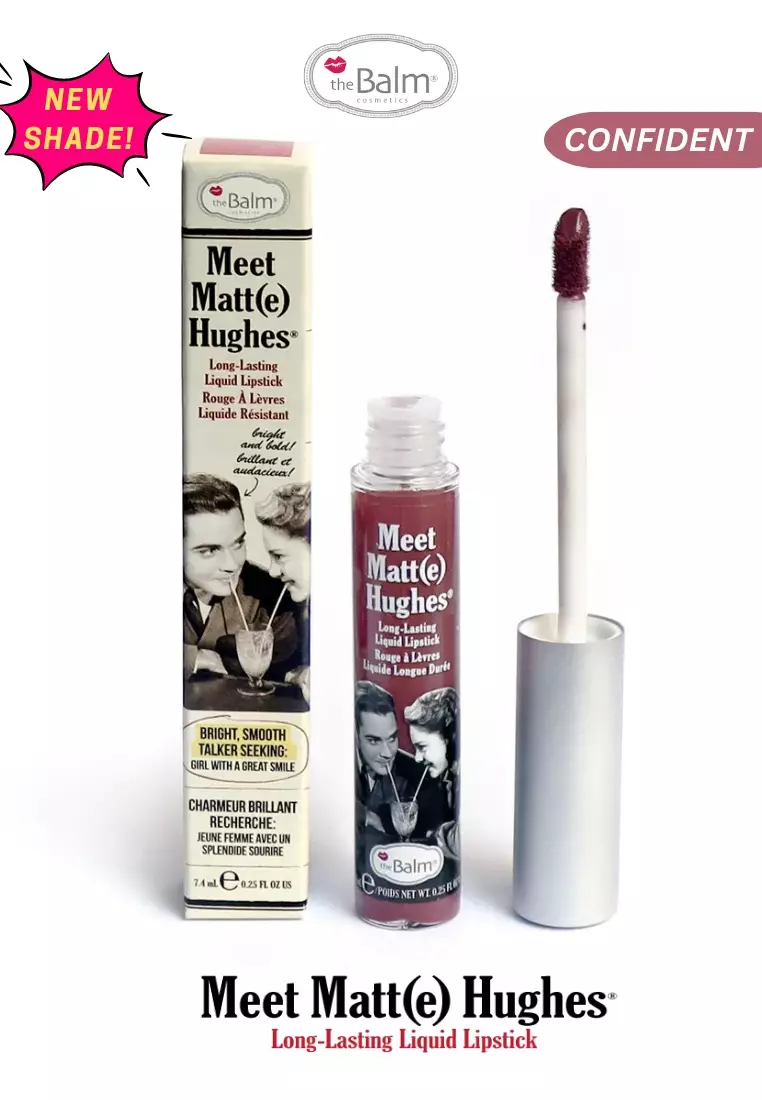 THEBALM Meet Matte Hughes Long Lasting Liquid Lipstick Confident