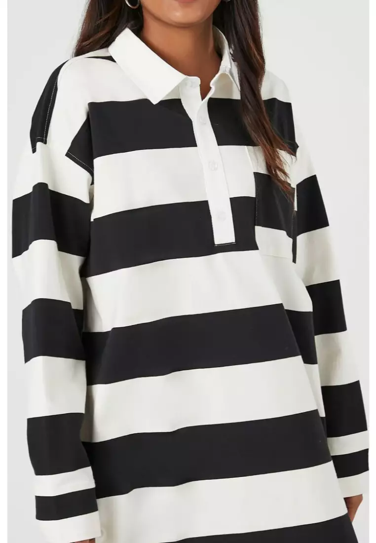 Forever 21 striped shirt dress outlet