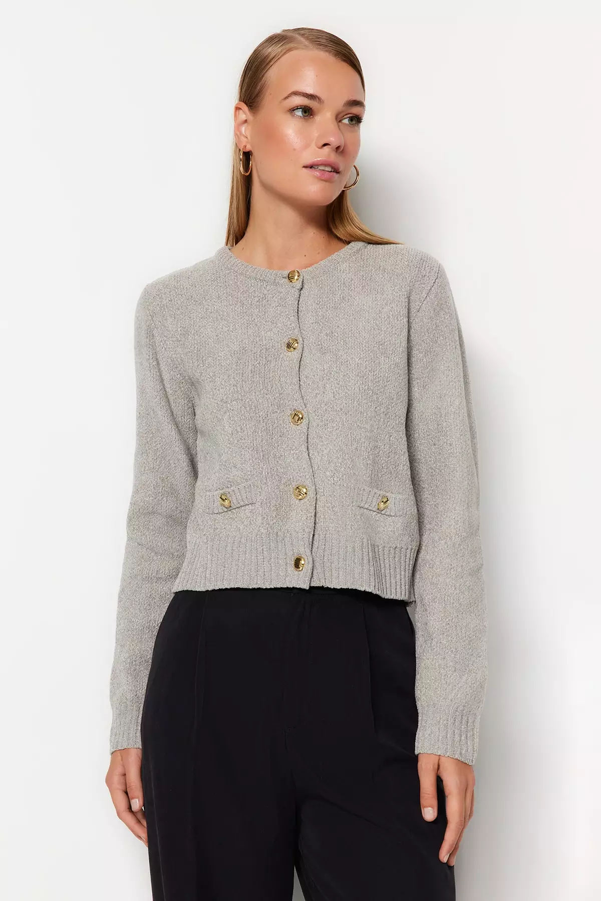 Premium Button Cardigan