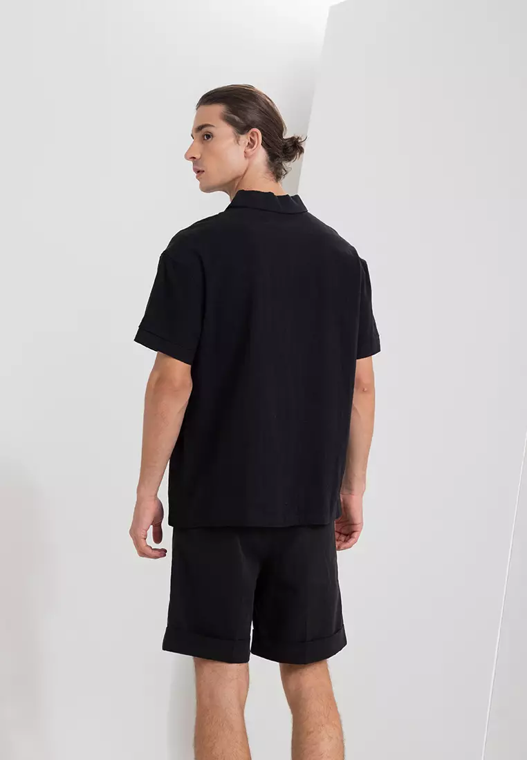 Buy Zalora Studios Oversized Polo Shirt 2024 Online ZALORA
