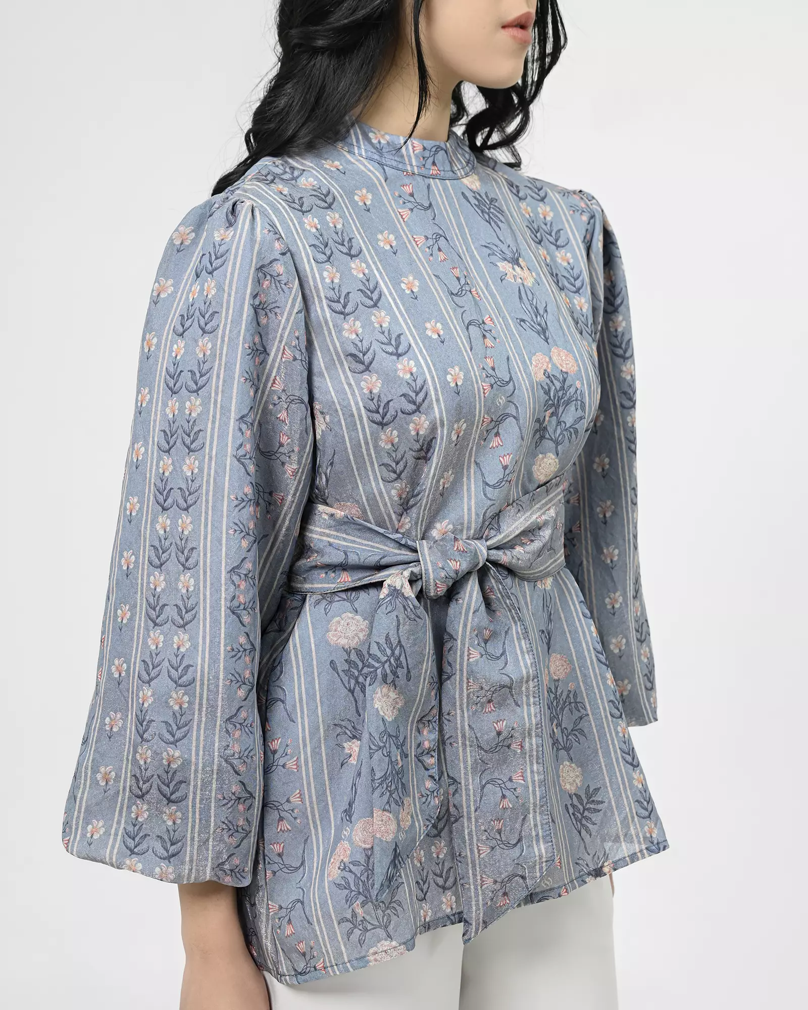 Geulis.id RAMANTA BLOUSE - DENIM