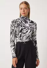 Black White