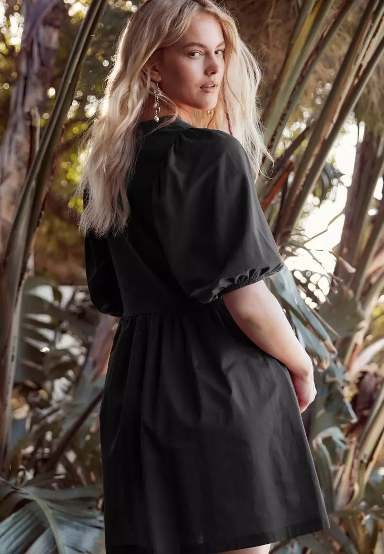 Buy NEXT Puff Sleeve Mini Dress 2025 Online ZALORA