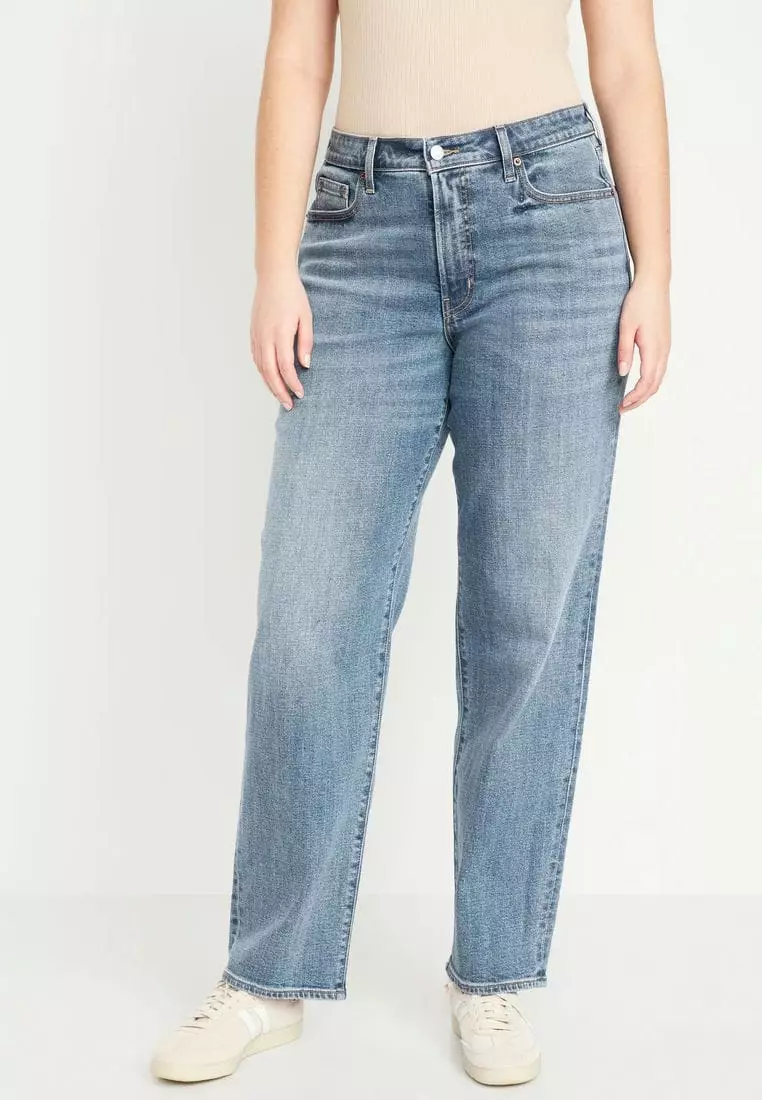 High-Waisted Og Loose Jeans For Women