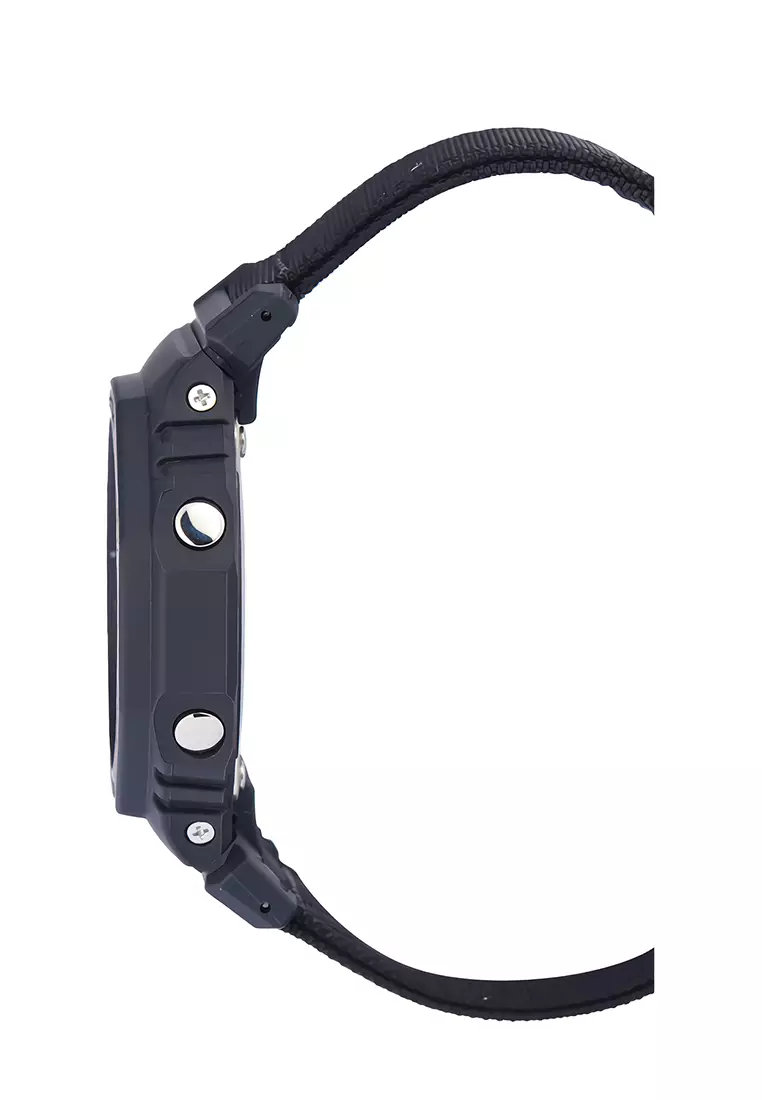 Jam Tangan Analog Digital Pria Casio G-Shock GA-2100BCE-1A - Canvas Strap