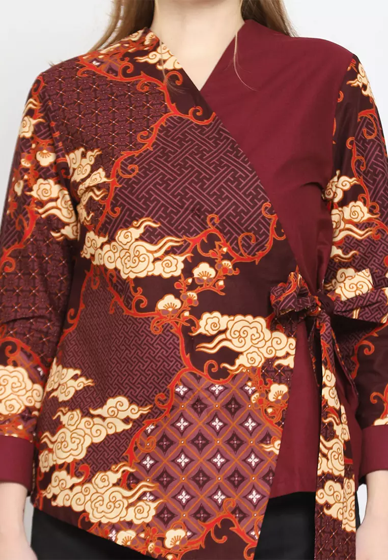 Hadinata Batik Wanita Blouse Cinta Caraka