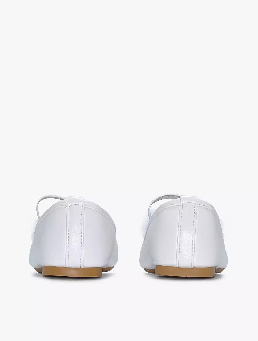 Payless Chrissie Childrens Duma Flats - White_07 - White