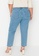 Trendyol blue Plus Size High Waist Mom Jeans 2AD2AAA4AA9D93GS_2