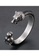 HAPPY FRIDAYS silver Wolf Heads Stainless Steel Cowhide Bracelet KL71994-BD 3C118ACB1392DCGS_4