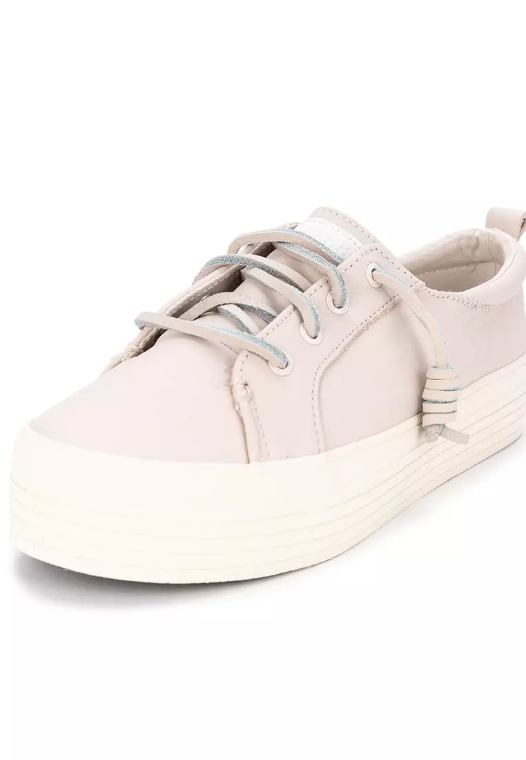 Sperry Women's Crest Vibe Platform Washable  Sneakers  Lavender Off White