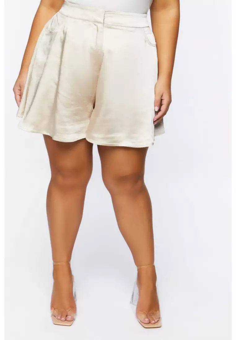Silk shorts forever 21 discount